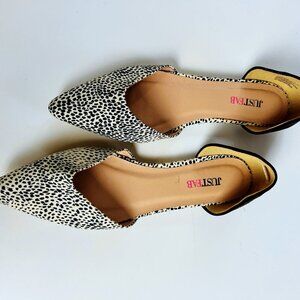 JustFab "Elsemma" Flat, 7.5. Never worn.